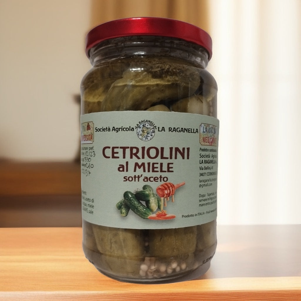 Cetriolini al miele sott'aceto BIO