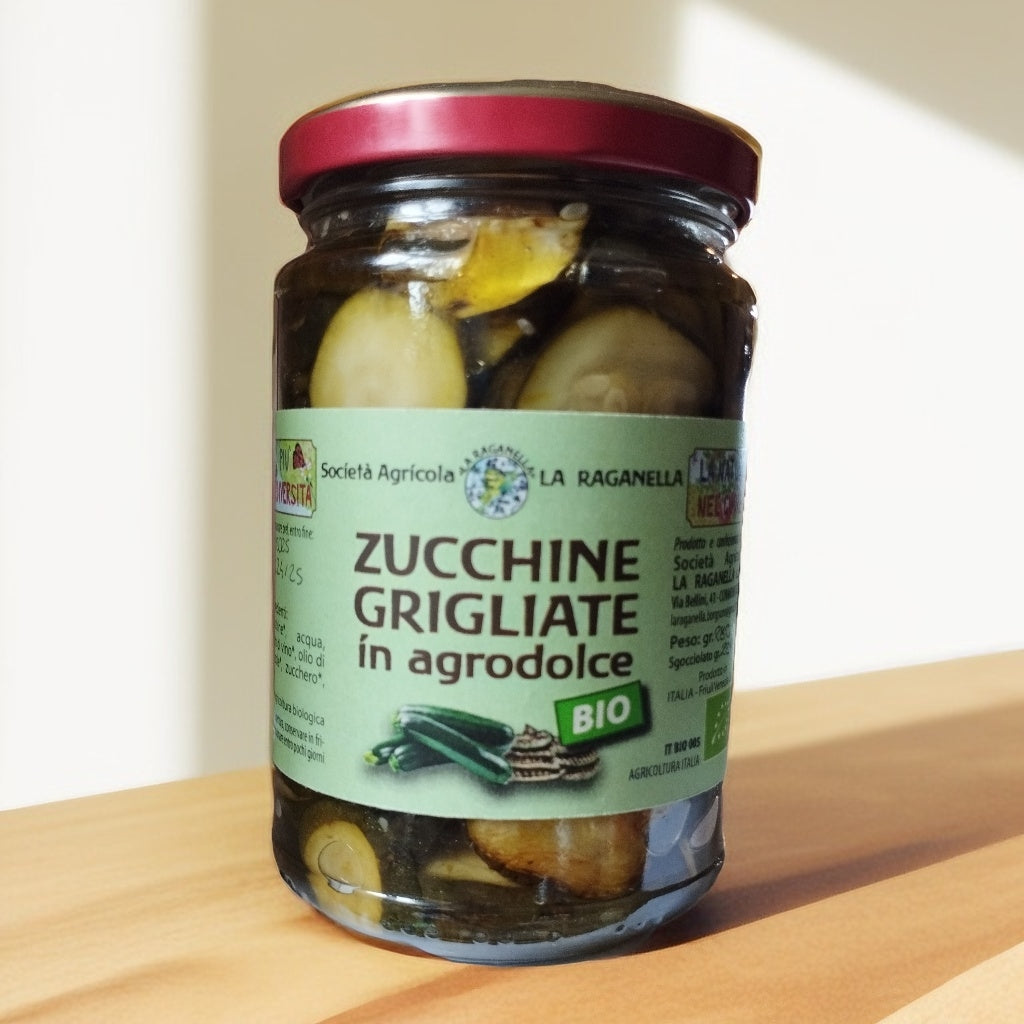 Zucchine grigliate in agrodolce BIO