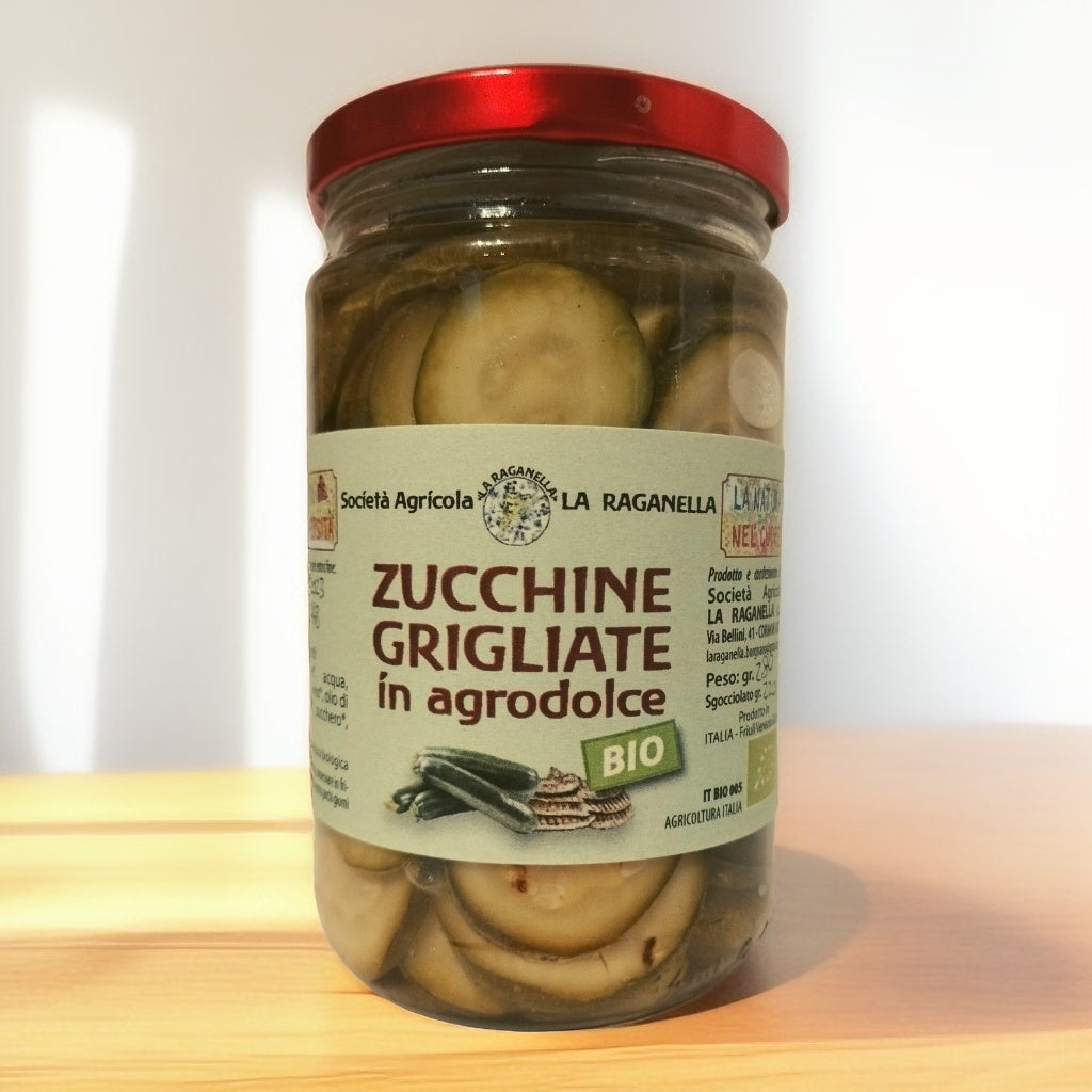 Zucchine grigliate in agrodolce BIO