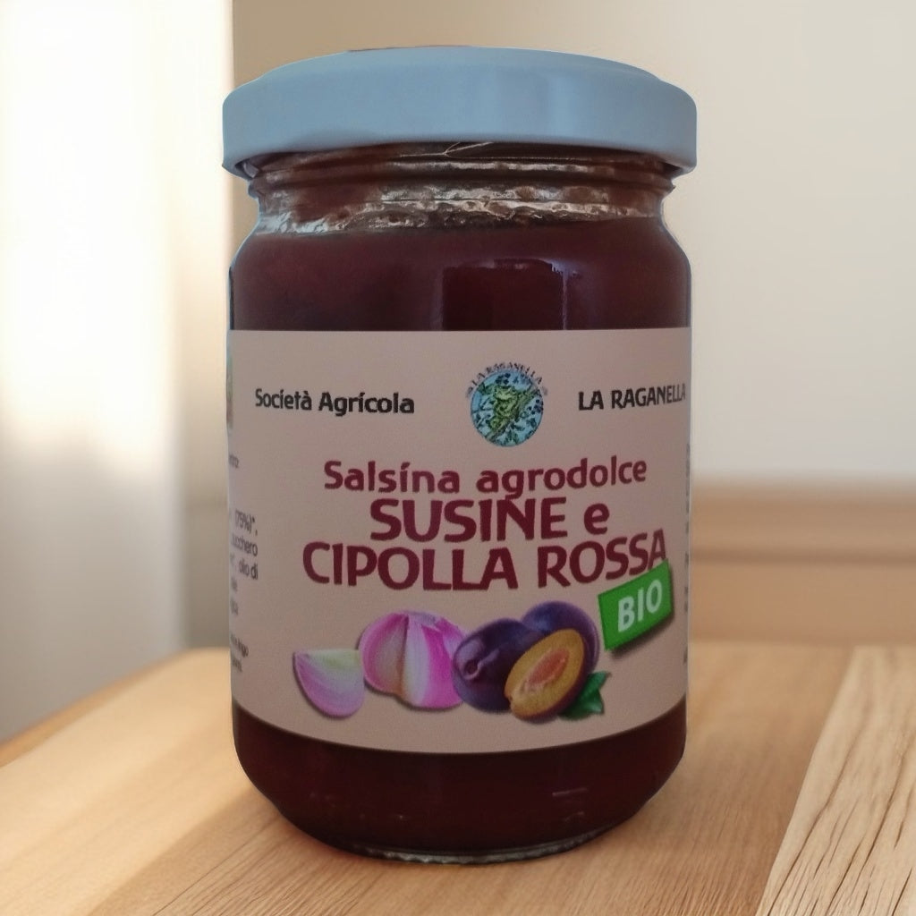 Salsina agrodolce di Susine e Cipolla Rossa
