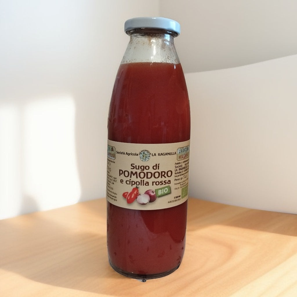 Sugo di pomodoro e cipolla rossa BIO