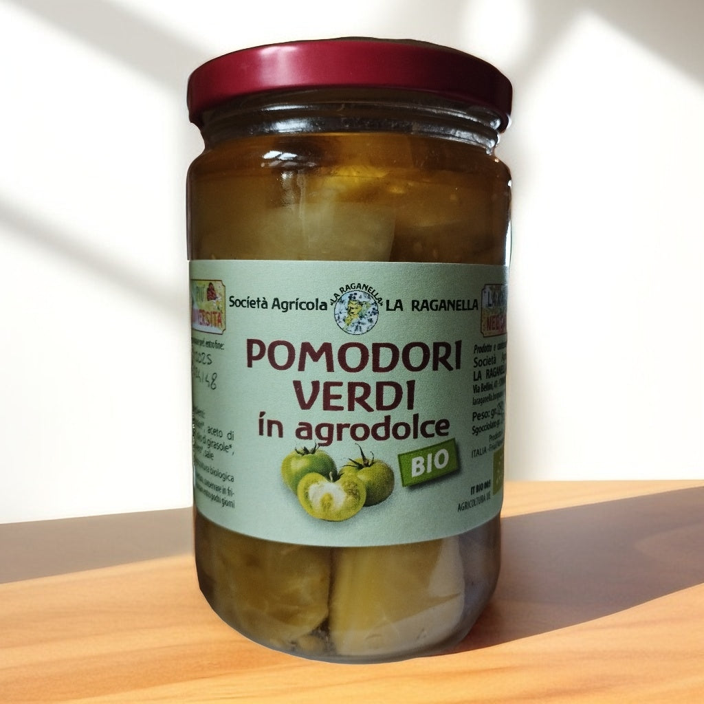 Pomodori verdi in agrodolce BIO