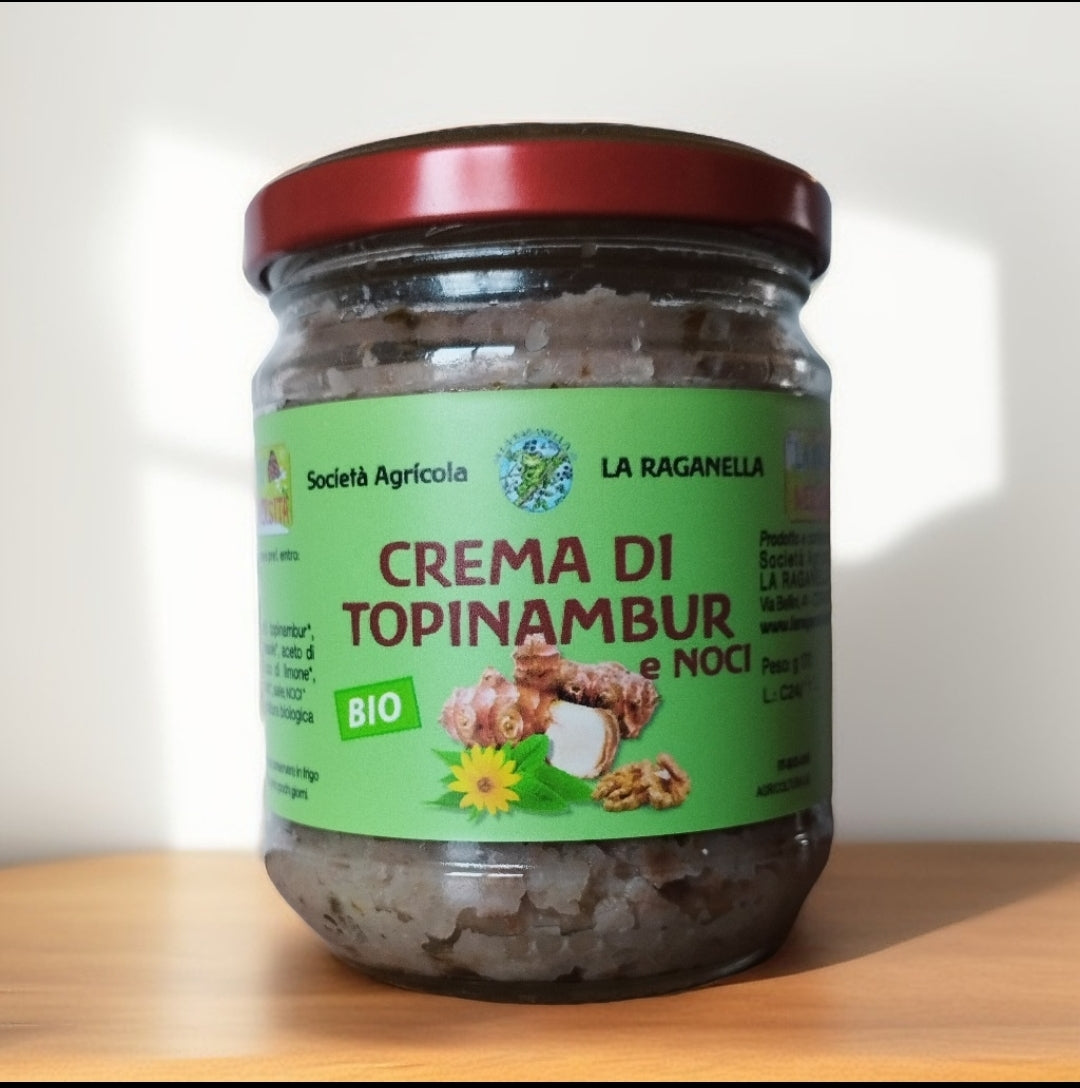 Crema di Topinambur e noci BIO