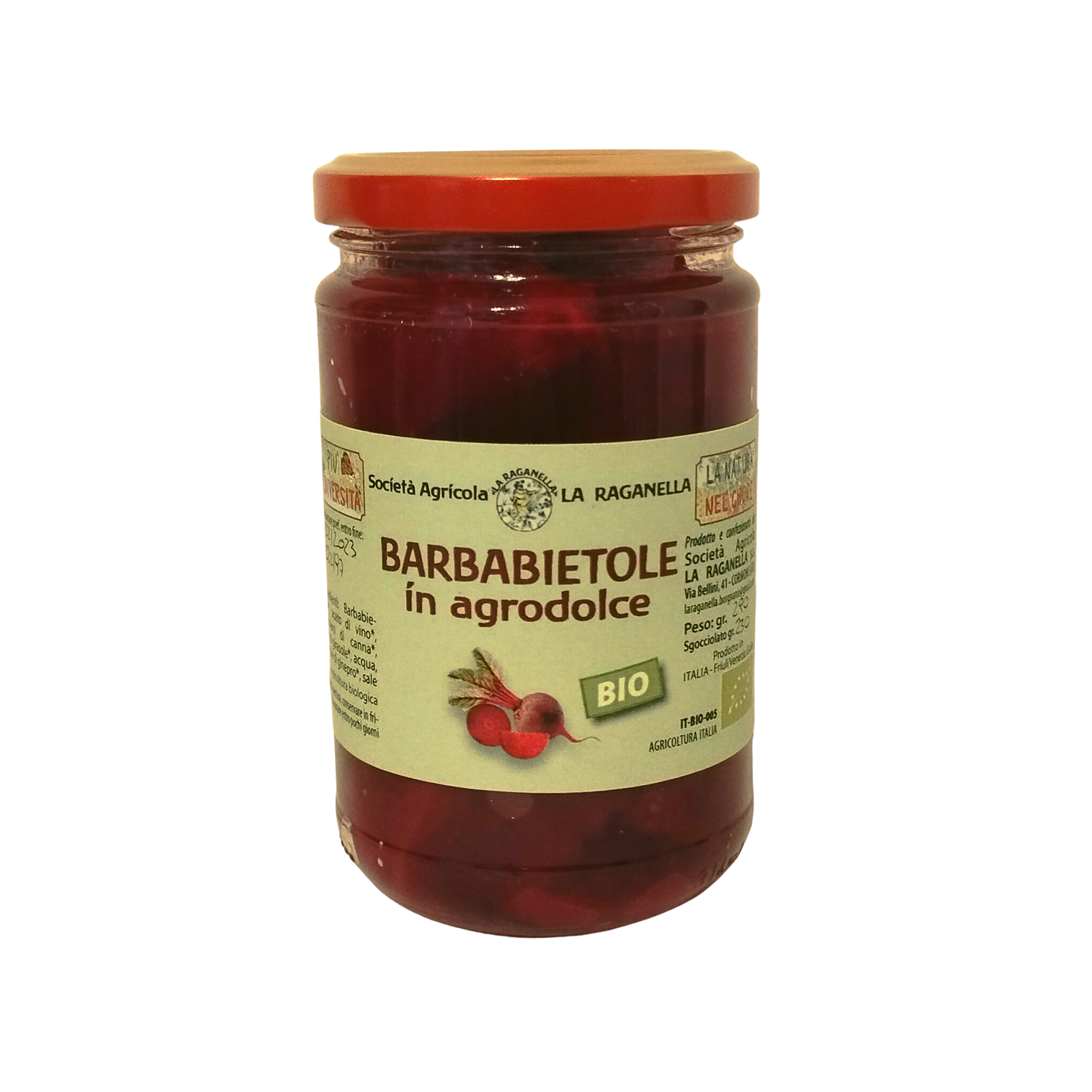 Barbabietole in agrodolce BIO