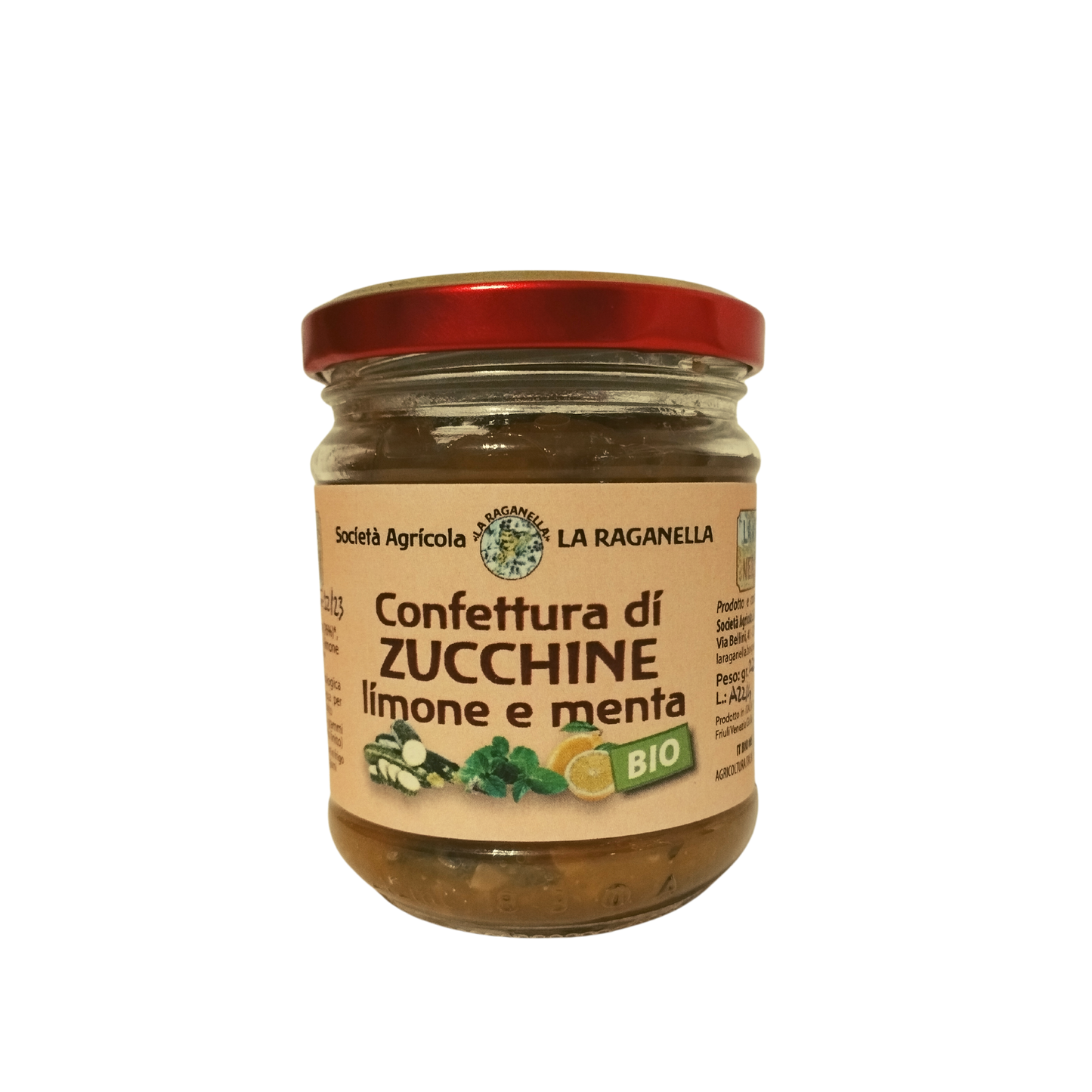 Confettura di zucchine, limone e menta BIO