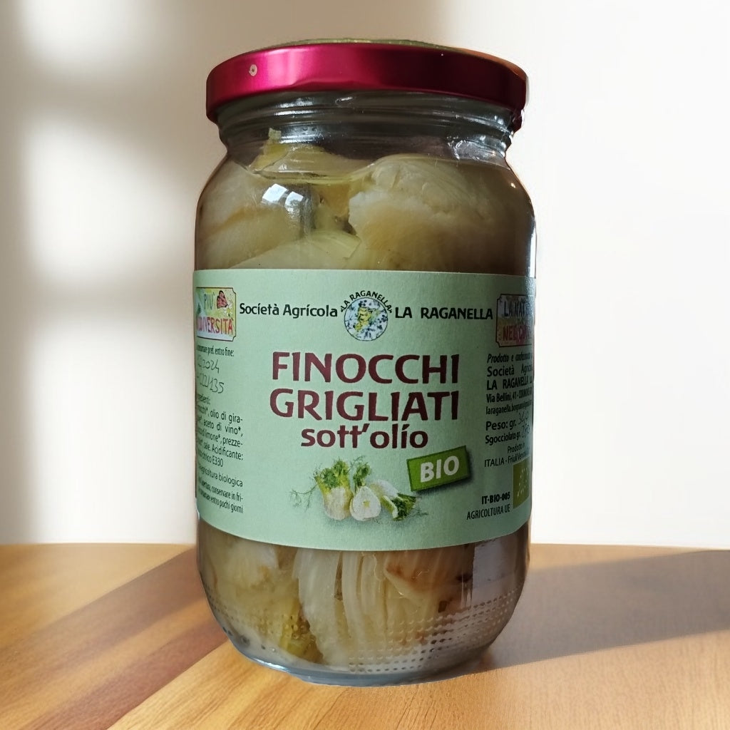 Finocchi grigliati sott'olio BIO